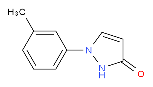1-(3-methylphenyl)-2,3-dihydro-1H-pyrazol-3-one