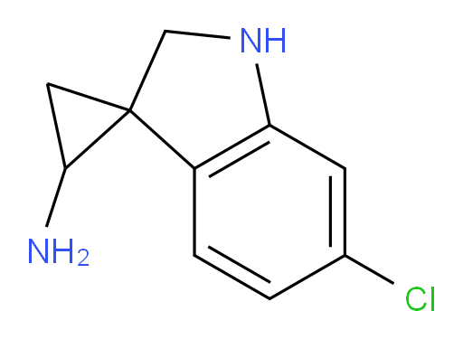 6'-chloro-1',2'-dihydrospiro[cyclopropane-1,3'-indole]-3-amine