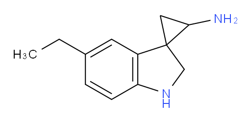 5'-ethyl-1',2'-dihydrospiro[cyclopropane-1,3'-indole]-2-amine