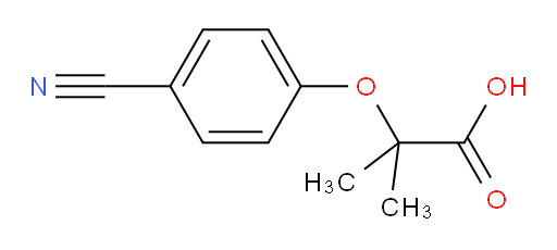 2-(4-cyanophenoxy)-2-methylpropanoic acid