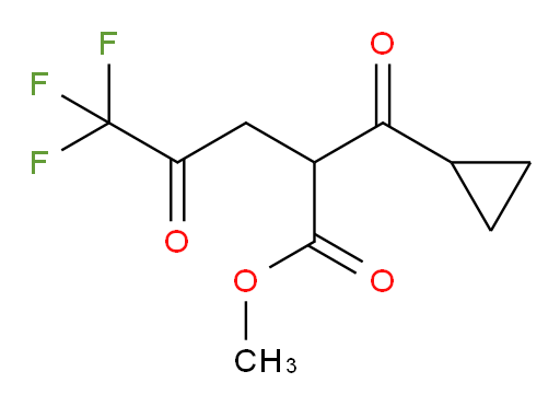 methyl 2-cyclopropanecarbonyl-5,5,5-trifluoro-4-oxopentanoate