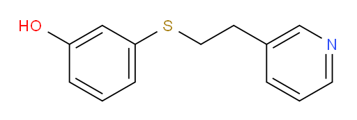 3-{[2-(pyridin-3-yl)ethyl]sulfanyl}phenol