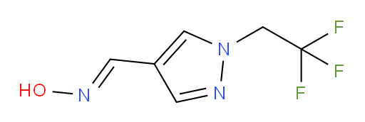 N-{[1-(2,2,2-trifluoroethyl)-1H-pyrazol-4-yl]methylidene}hydroxylamine
