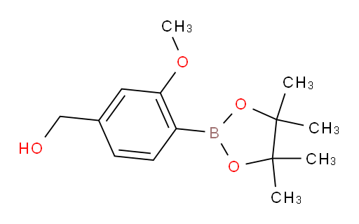 [3-methoxy-4-(tetramethyl-1,3,2-dioxaborolan-2-yl)phenyl]methanol