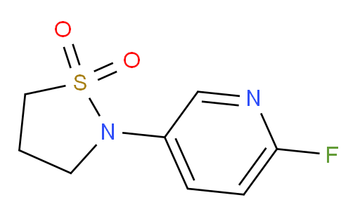 2-(6-fluoropyridin-3-yl)-1lambda6,2-thiazolidine-1,1-dione