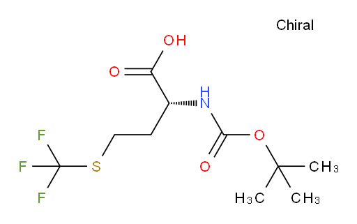(2R)-2-{[(tert-butoxy)carbonyl]amino}-4-[(trifluoromethyl)sulfanyl]butanoic acid
