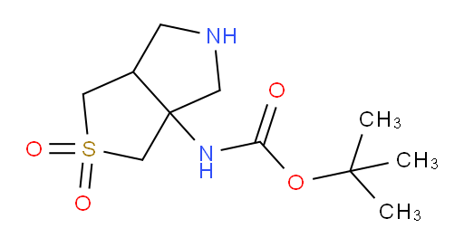 tert-butyl N-{2,2-dioxo-hexahydro-1H-2lambda6-thieno[3,4-c]pyrrol-3a-yl}carbamate