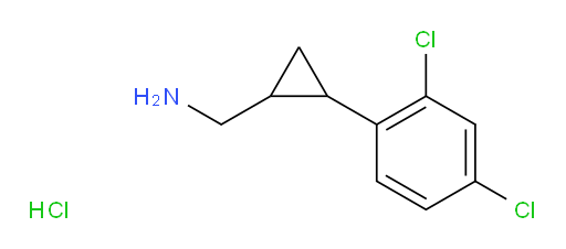 [2-(2,4-dichlorophenyl)cyclopropyl]methanamine hydrochloride