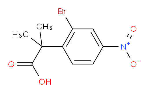 2-(2-bromo-4-nitrophenyl)-2-methylpropanoic acid