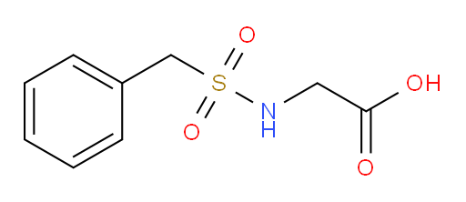 2-(phenylmethanesulfonamido)acetic acid