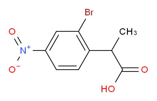 2-(2-bromo-4-nitrophenyl)propanoic acid