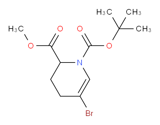 1-tert-butyl 2-methyl 5-bromo-1,2,3,4-tetrahydropyridine-1,2-dicarboxylate