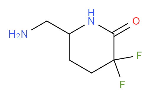 6-(aminomethyl)-3,3-difluoropiperidin-2-one