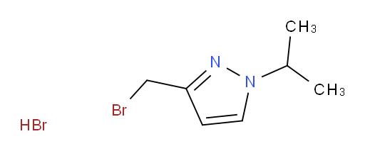 3-(bromomethyl)-1-(propan-2-yl)-1H-pyrazole hydrobromide