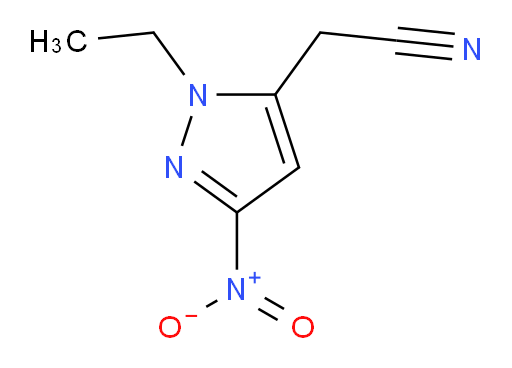 2-(1-ethyl-3-nitro-1H-pyrazol-5-yl)acetonitrile