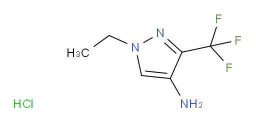 1-ethyl-3-(trifluoromethyl)-1H-pyrazol-4-amine hydrochloride