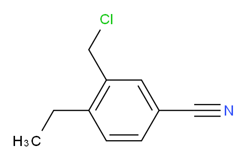 3-(chloromethyl)-4-ethylbenzonitrile
