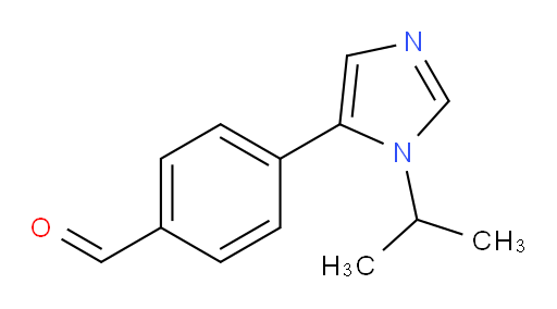 4-[1-(propan-2-yl)-1H-imidazol-5-yl]benzaldehyde