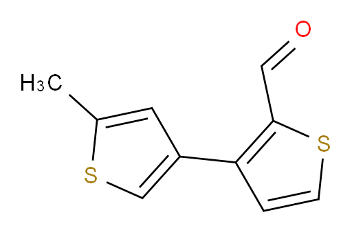 3-(5-methylthiophen-3-yl)thiophene-2-carbaldehyde
