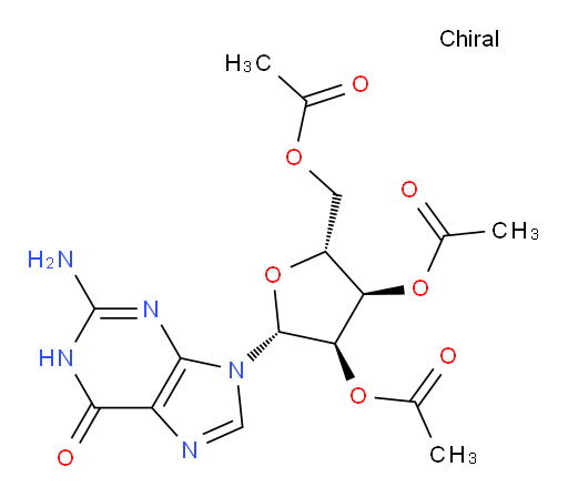 TAG;NSC 66387;TRIACETYLGUANOSINE;Guanosine Triacetate;2',3',5'-Triacetylgu;Tri-O-acetylguanosine;2',3',5'-TRIACETYLGUANOSINE;GUANOSINE 2',3',5'-TRIACETATE;2',3',5'-O-Triacetylguanosine;2',3',5'-TRI-O-ACETYLGUANOSINE