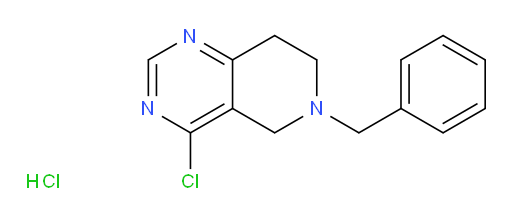 6-benzyl-4-chloro-5H,6H,7H,8H-pyrido[4,3-d]pyrimidine hydrochloride