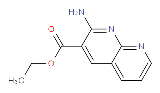 ethyl 2-amino-1,8-naphthyridine-3-carboxylate