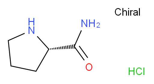 2-Pyrrolidinecarboxamide, hydrochloride (1:1), (2S)-