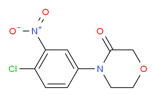 4-(4-chloro-3-nitrophenyl)morpholin-3-one