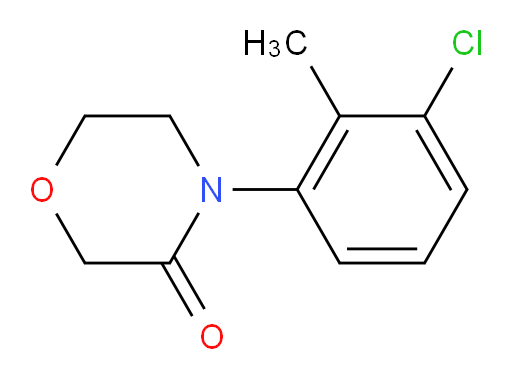 4-(3-chloro-2-methylphenyl)morpholin-3-one