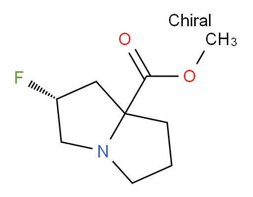 (2R)-methyl 2-fluorohexahydro-1H-pyrrolizine-7a-carboxylate