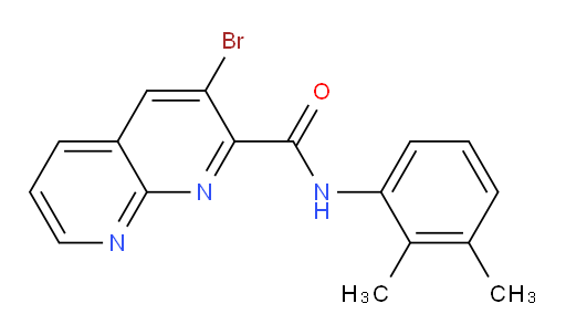 3-bromo-N-(2,3-dimethylphenyl)-1,8-naphthyridine-2-carboxamide