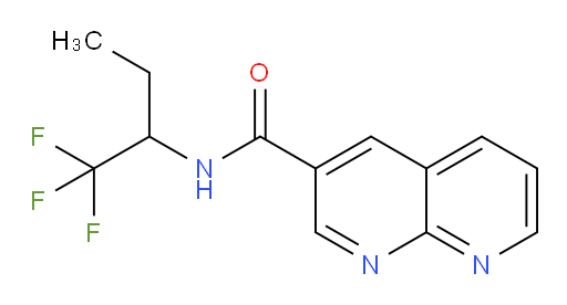 N-(1,1,1-trifluorobutan-2-yl)-1,8-naphthyridine-3-carboxamide