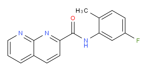 N-(5-fluoro-2-methylphenyl)-1,8-naphthyridine-2-carboxamide