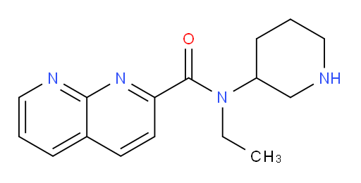 N-ethyl-N-(piperidin-3-yl)-1,8-naphthyridine-2-carboxamide