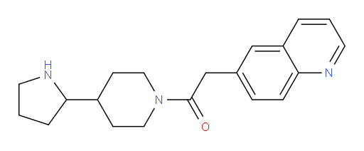 1-(4-(pyrrolidin-2-yl)piperidin-1-yl)-2-(quinolin-6-yl)ethanone