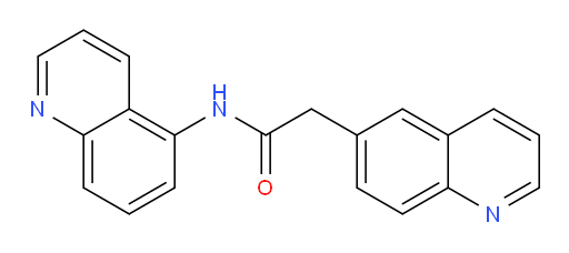 N-(quinolin-5-yl)-2-(quinolin-6-yl)acetamide