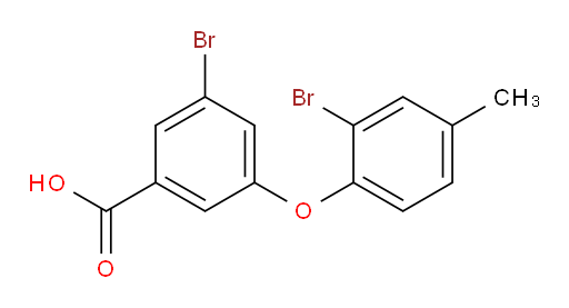 3-bromo-5-(2-bromo-4-methylphenoxy)benzoic acid