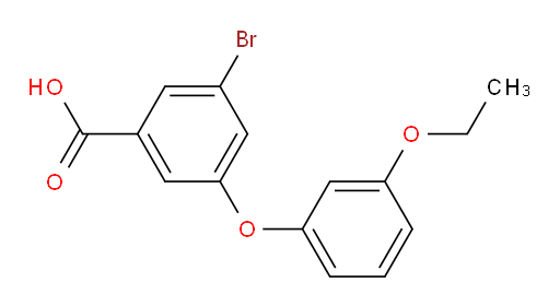 3-bromo-5-(3-ethoxyphenoxy)benzoic acid