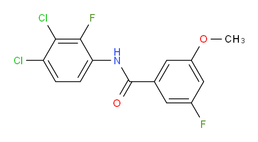 N-(3,4-dichloro-2-fluorophenyl)-3-fluoro-5-methoxybenzamide