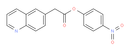4-nitrophenyl 2-(quinolin-6-yl)acetate