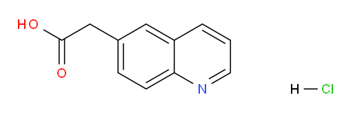 2-(quinolin-6-yl)acetic acid hydrochloride