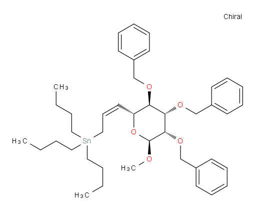 tributyl((Z)-3-((2R,3R,4S,5S,6S)-3,4,5-tris(benzyloxy)-6-methoxytetrahydro-2H-pyran-2-yl)allyl)stannane