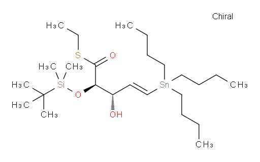 (2R,3S,E)-S-ethyl 2-((tert-butyldimethylsilyl)oxy)-3-hydroxy-5-(tributylstannyl)pent-4-enethioate