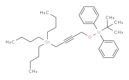 tert-butyldiphenyl((4-(tributylstannyl)but-2-yn-1-yl)oxy)silane