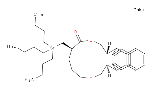 (4R,9aR,15aR)-4-((tributylstannyl)methyl)-4,5,6,7,9a,10,15,15a-octahydro-1H-10,15-[1,2]benzenonaphtho[2,3-c][1,6]dioxacycloundecin-3(9H)-one