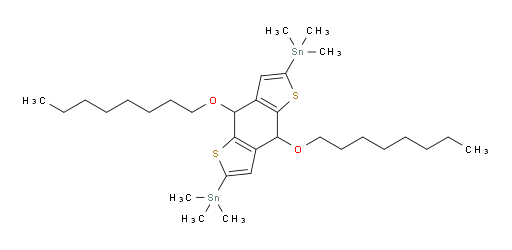 (4,8-bis(octyloxy)-4,8-dihydrobenzo[1,2-b:4,5-b']dithiophene-2,6-diyl)bis(trimethylstannane)