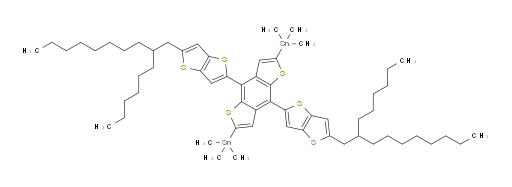 (4,8-bis(5-(2-hexyldecyl)thieno[3,2-b]thiophen-2-yl)benzo[1,2-b:4,5-b']dithiophene-2,6-diyl)bis(trimethylstannane)