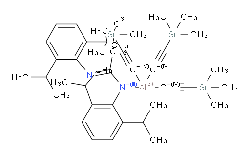 (E)-(N,N'-bis(2,6-diisopropylphenyl)acetimidamido)tris((trimethylstannyl)ethynyl)aluminate