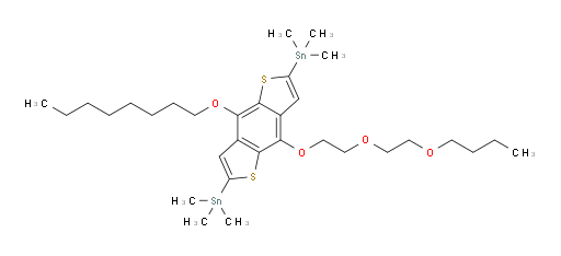 (4-(2-(2-butoxyethoxy)ethoxy)-8-(octyloxy)benzo[1,2-b:4,5-b']dithiophene-2,6-diyl)bis(trimethylstannane)