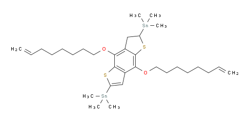 (4,8-bis(oct-7-en-1-yloxy)-2,3-dihydrobenzo[1,2-b:4,5-b']dithiophene-2,6-diyl)bis(trimethylstannane)